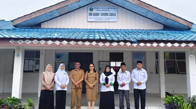 KAU Gunungsitoli Selatan Kunjungi SMK Dharma Caraka