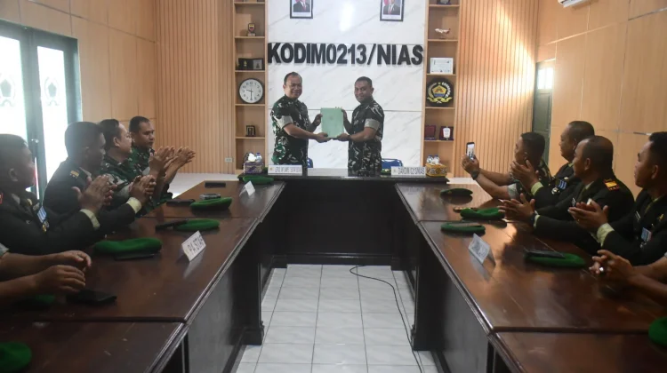 Dandim 0213/Nias Dimutasi, Tinggalkan Jejak Sinergi di Kepulauan Nias