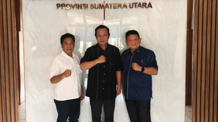 Bupati Nias Barat Kunjungi Kantor KONI Sumatera Utara