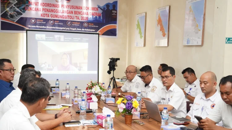 Wali Kota Buka Penyusunan Rencana Penanggulangan Bencana