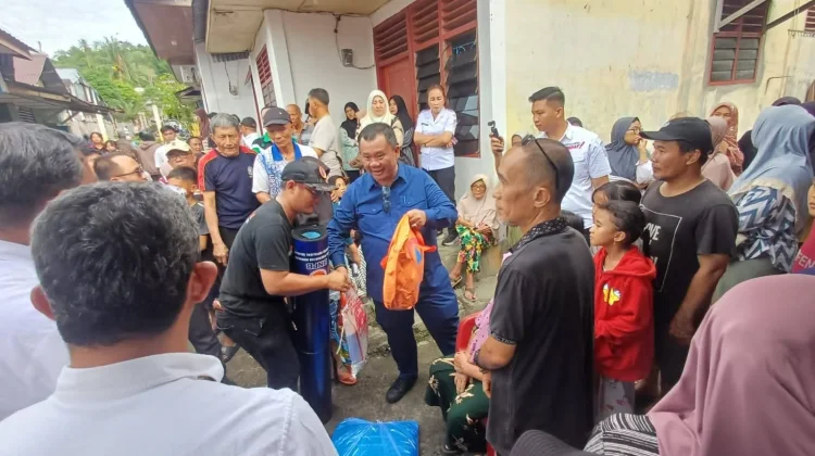 TRD BPBD Salurkan Bantuan Bagi Korban Kebakaran di Desa Mudik