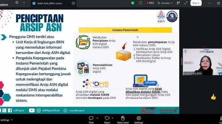 Dukung Transformasi Digital Kearsipan melalui Webinar BKN