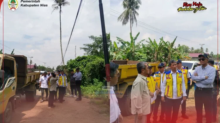 Bupati Nias Ajak Menteri PU Tinjau Infrastruktur di Kabupaten Nias