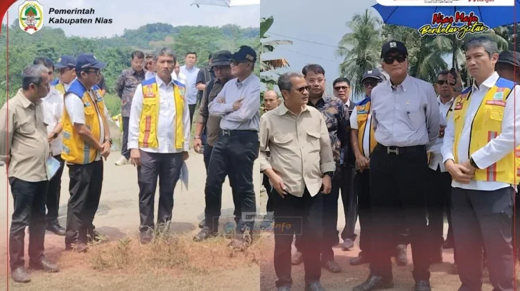 Drainase Tersumbat Kendala Penanganan Jalan Nasional Kabupaten Nias