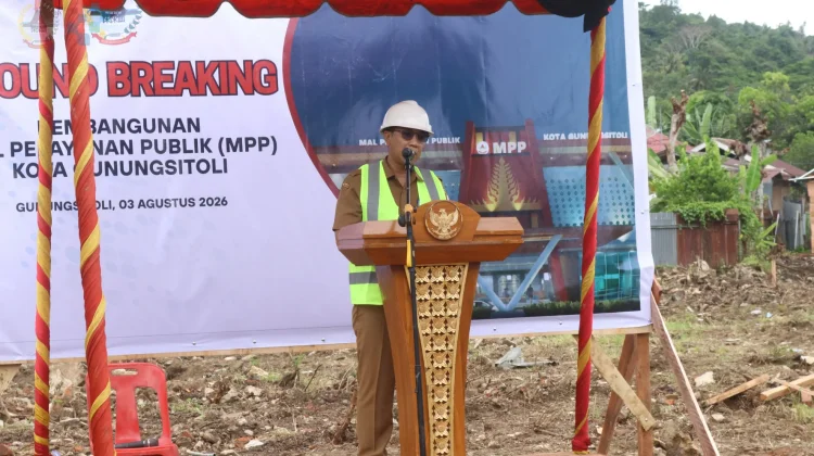 MPP Kota Gunungsitoli Mulai Dibangun, Wujudkan Pelayanan Publik Modern