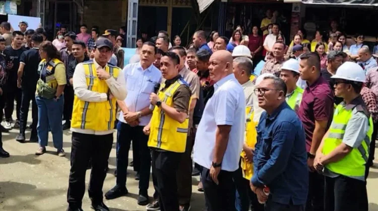 Gubsu Tinjau Progres Pembangunan Jalan Provinsi di Nias Utara
