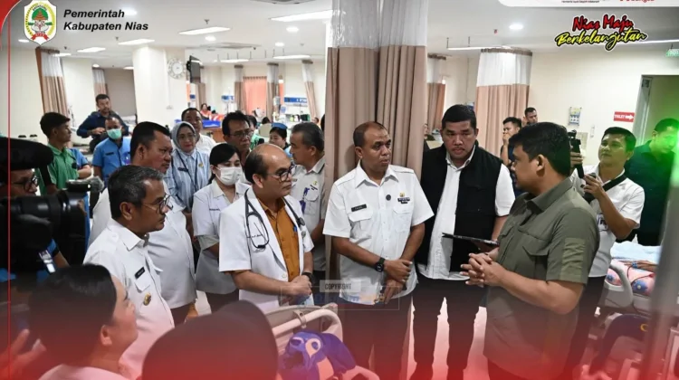 Gubernur Bobby Tinjau UPTD RSUD dr. M. Thomsen Nias