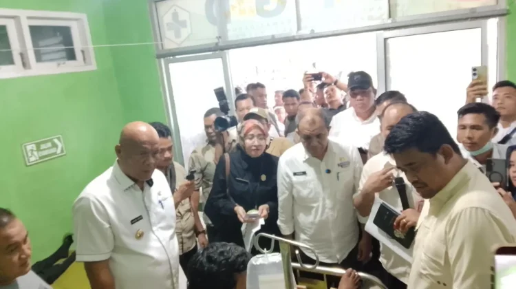 Tinjau Puskesmas Lahewa, Bobby Nasution Cek Pembangunan Rawat Inap dan Layanan CKG