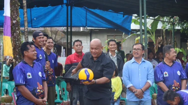 Bupati Nias Utara Hadiri Open Turnamen Bola Voli Desa Lukhu Lase Cup 2026