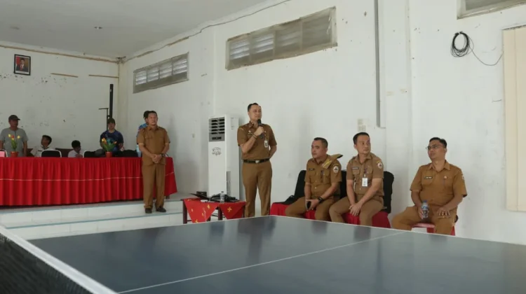 HUT ke-81 RI, Pemko Gunungsitoli Pererat Kebersamaan lewat Tenis Meja