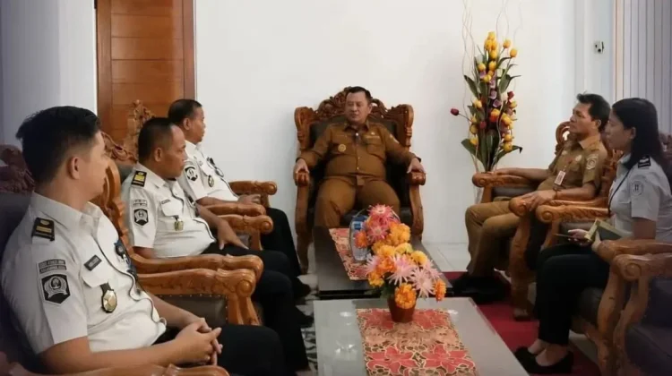 Koordinasi Lapas Gunungsitoli ke Wali Kota Terkait Remisi dan Aksi Donor Darah