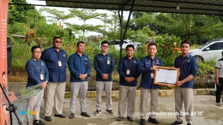 BPS Nias Utara Gelar Apel Pagi dan Buka Program MagangHub dan Terima KPPN Award