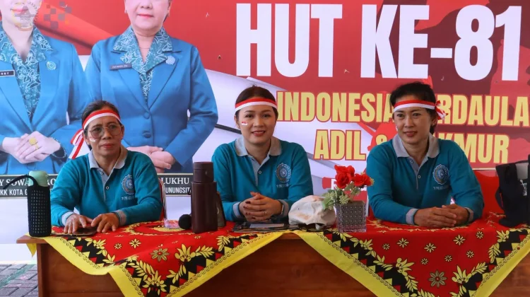 TP PKK Gunungsitoli Meriahkan HUT RI, Dukung Produk Lokal