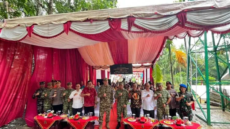 Pangdam I/BB Ikuti Launching 2.500 Jembatan dan 3.000 Titik Air Bersih