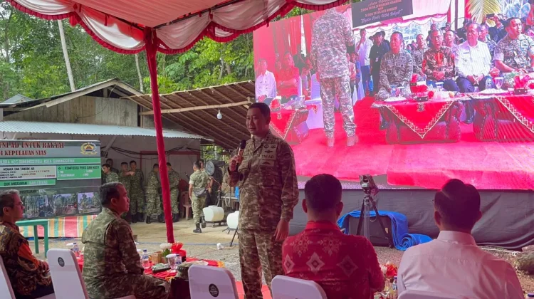 Karya Bakti TNI AD Bangun 46 Jembatan dan 141 Titik Air di Nias