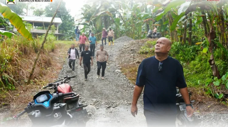 Bupati Nias Utara Tinjau Infrastruktur di Botona’ai dan Harefa