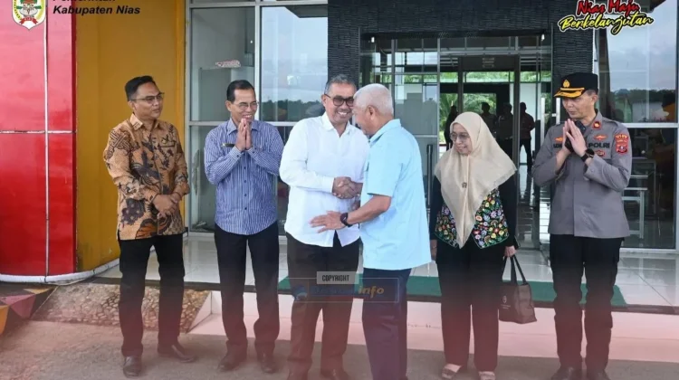 Wakil Gubernur Sumatera Akhiri Kunjungannya di Kepulauan Nias