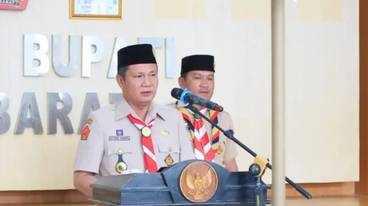 Hari Pramuka, Bupati Eliyunus: Dorong Penguatan Karakter dan SDM