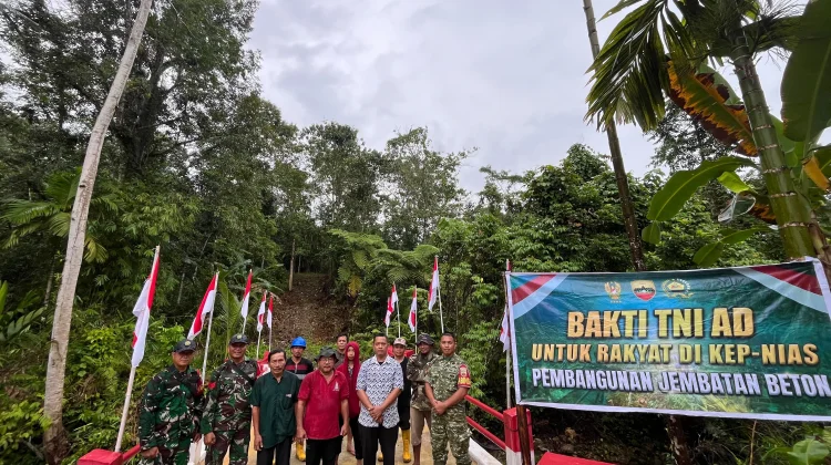 Jembatan Beton Tuntas, Mobilitas Warga Sihareo Siwahili Makin Mudah
