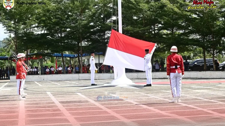 Upacara Detik-detik Proklamasi Kemerdekaan RI di Kabupaten Nias