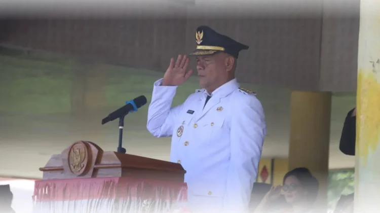 Bupati Amizaro Pimpin Upacara HUT ke-81 RI di Nias Utara, Tekankan Persatuan
