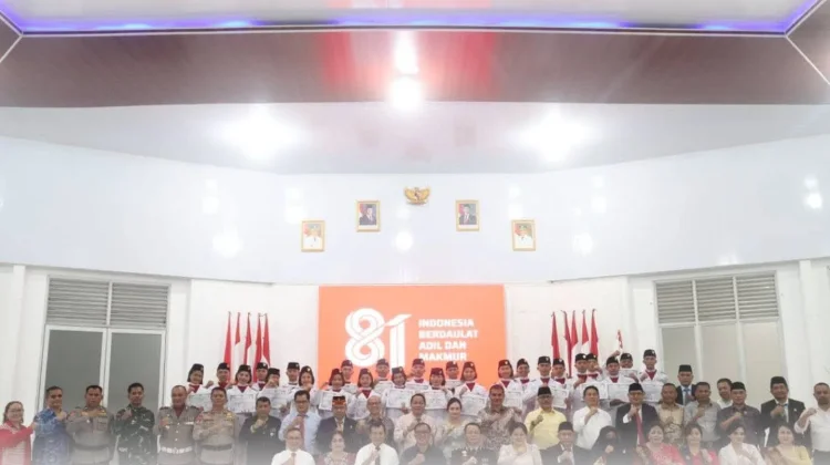 Malam Ramah Tamah HUT RI Ke-81, Nias Utara Apresiasi Kerja Paskibraka