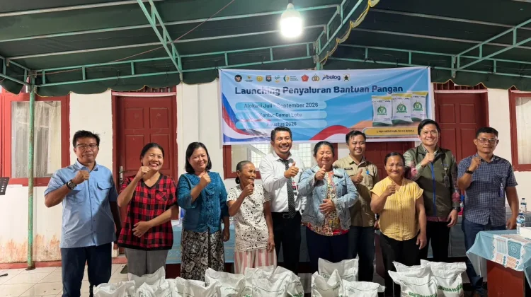 BULOG Launching Bantuan Pangan Juli–September di Nias Utara