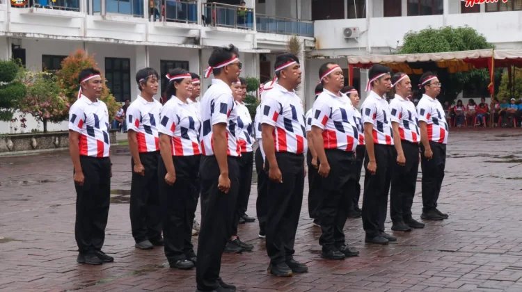Kompak dan Ceria, OPD Gunungsitoli Semarakkan HUT RI
