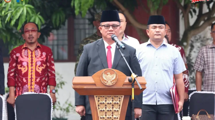 Paskibraka Gunungsitoli 2026 Dikukuhkan, Siap Kibarkan Merah Putih