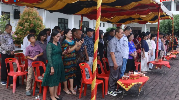 Paskibraka Gunungsitoli 2026 Dikukuhkan, Siap Kibarkan Merah Putih