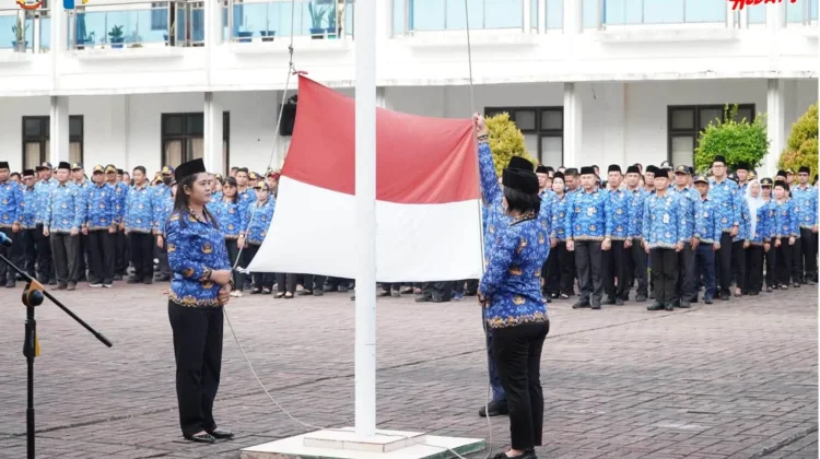 Merah Putih Berkibar, Gunungsitoli Terus Mengabdi