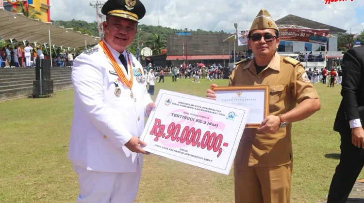 Sebanyak 10 Desa Terbaik Gunungsitoli Raih Penghargaan SID-Kinerja 2026