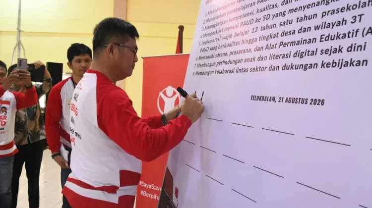 Bupati Nias Selatan Buka Gebyar PAUD 2026, Dorong Wujudkan Generasi Emas