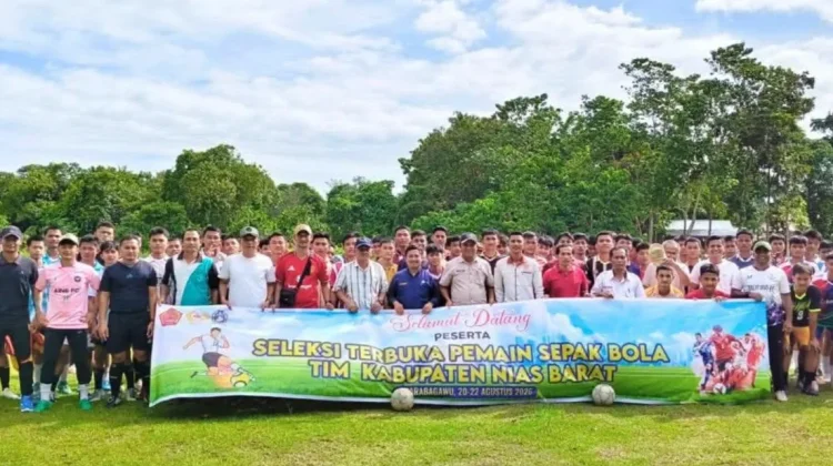 Askab PSSI Nias Barat Jaring Talenta Muda Sepak Bola