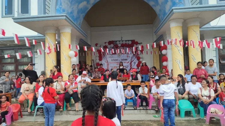 Semarak HUT RI Ke-81 Komisi Perempuan BNKP Jemaat Moi