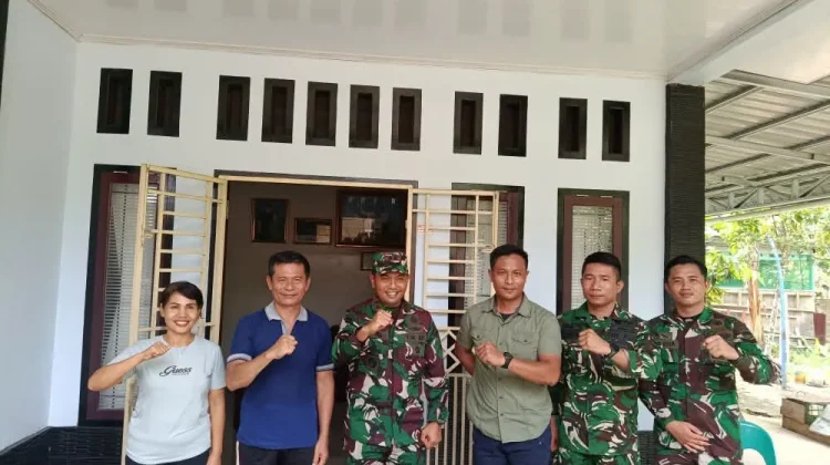 Dandim 0213/Nias Monitoring Pembangunan Jembatan Modular di Sungai Nou