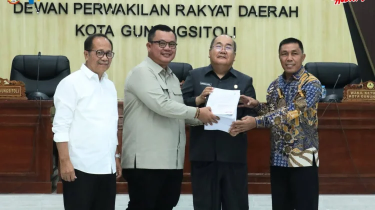 Wali Kota Gunungsitoli Paparkan Prioritas P-APBD 2026 di Rapat Paripurna DPRD