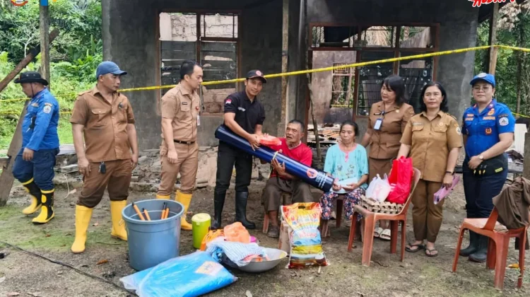 Pemko Gunungsitoli Gerak Cepat Bantu Warga Terdampak Kebakaran