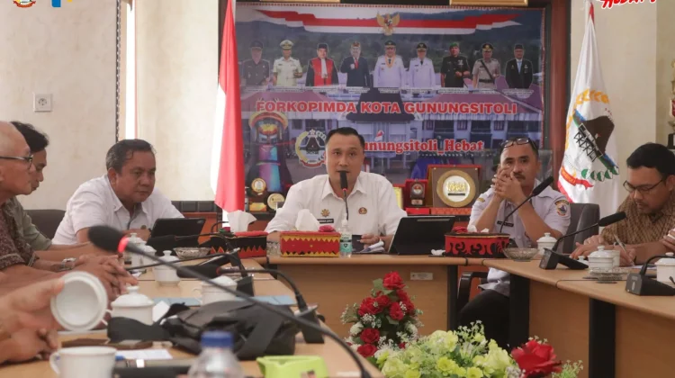 Rakor Tim Koordinasi LPG, Pemko Gunungsitoli Perkuat Pengawasan dan Distribusi
