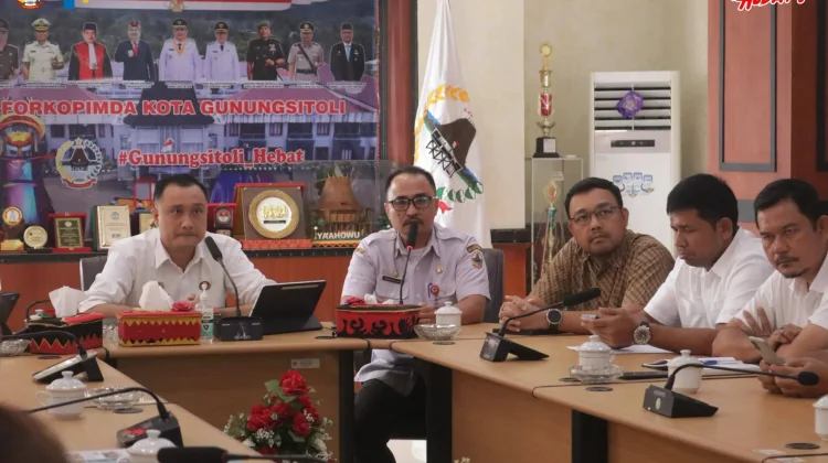 Rakor Tim Koordinasi LPG, Pemko Gunungsitoli Perkuat Pengawasan dan Distribusi