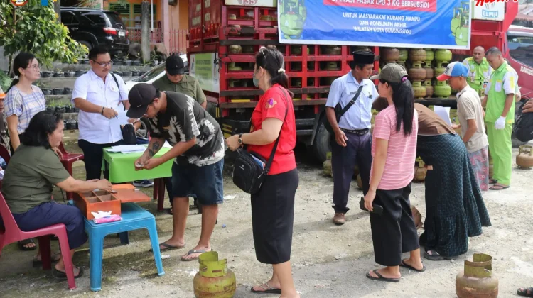 Pemko Gunungsitoli Kembali Hadirkan 560 Tabung LPG 3 Kg