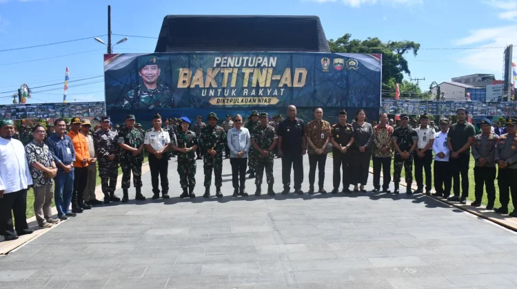 Pemda Apresiasi Karbak TNI AD yang Bangun Kepulauan Nias