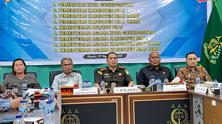 Pemkot Gunungsitoli Perkuat Sinergi, Percepat Legalitas Tanah Wakaf