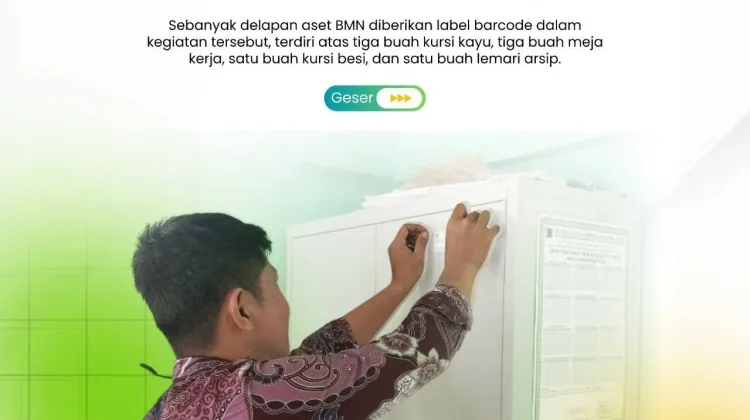 Tertib Administrasi, KUA Digitalisasi Aset Negara melalui Sistem Barcode