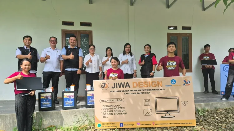 Lulusan Desain Grafis ZIONA Dibekali PC hingga Legalitas NIB