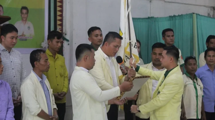 Filemo Daeli Dilantik Menjadi Ketua Pemuda Katolik Nias Barat