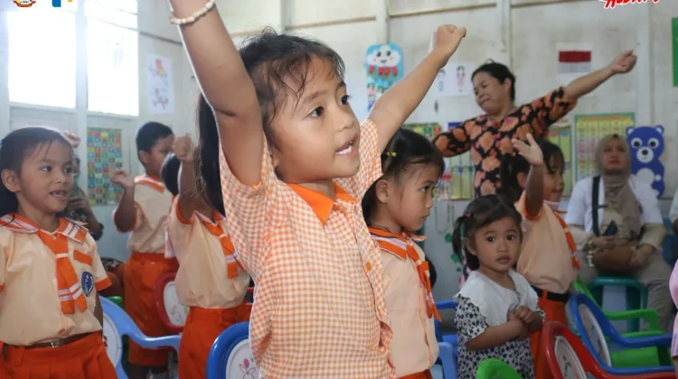 Bunda PAUD Gunungsitoli Dukung Anak Sehat dan Kreatif