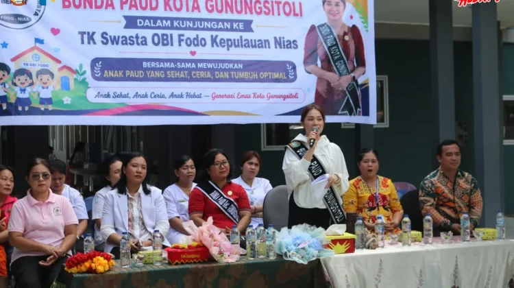 Bunda PAUD Gunungsitoli Dorong Anak Sehat dan Ceria
