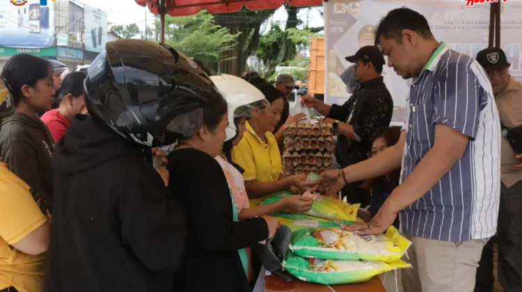 Stabilkan Harga, Pemko Gunungsitoli Gelar Operasi Pasar