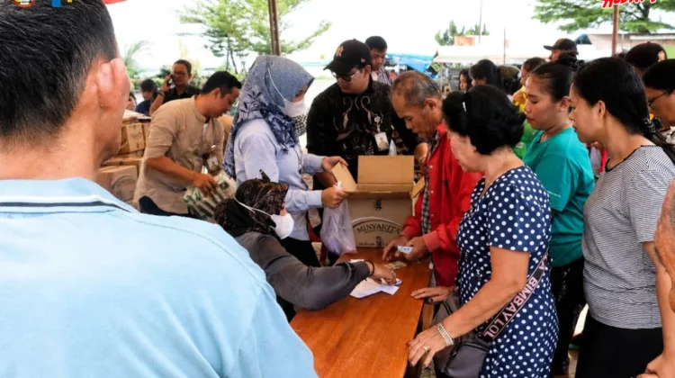 Stabilkan Harga, Pemko Gunungsitoli Gelar Operasi Pasar